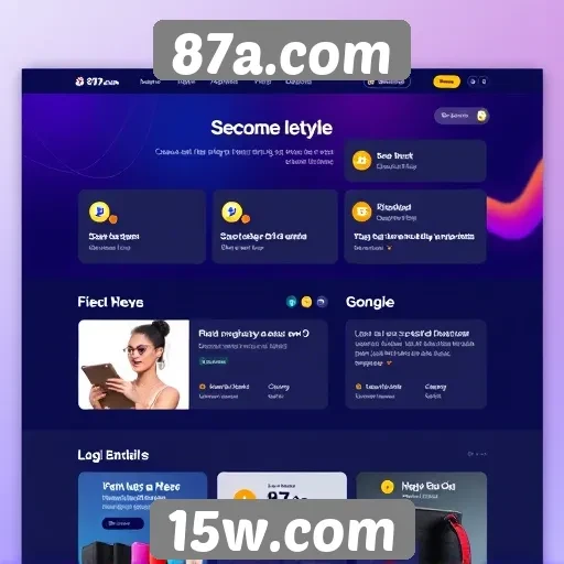 Navegando pela interface intuitiva do 87a.com